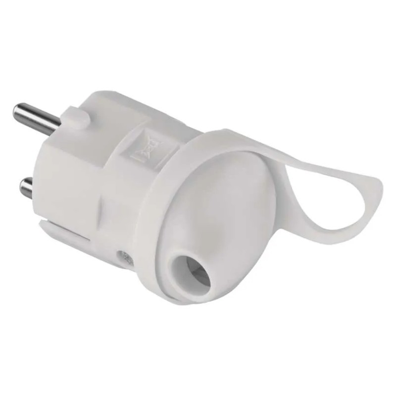 Angle Plug for extension cord white