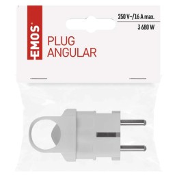 Angle Plug for extension cord white