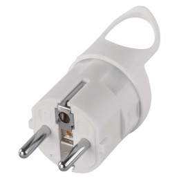 Angle Plug for extension cord white