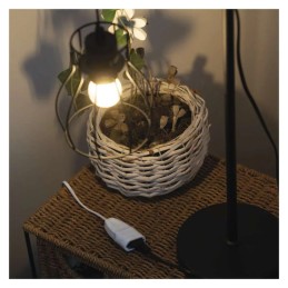 Extension Cord 1.5 m / 1 socket / white / PVC / 0.75 mm2