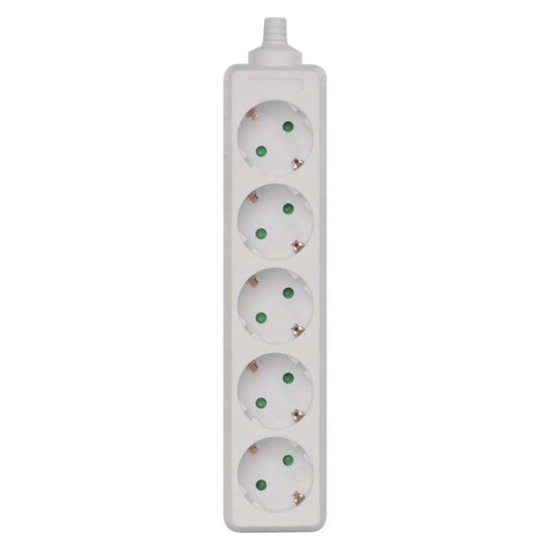 Power Strip without cable 5 sockets SCHUKO