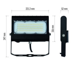 LED prožektor AGENO PROFI PLUS 50W IP65 5700lm