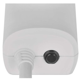 Surge protector extension cord 6 sockets / 3 m / white