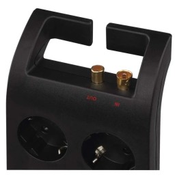 Surge Protector extension cord 8 sockets / 3m / black