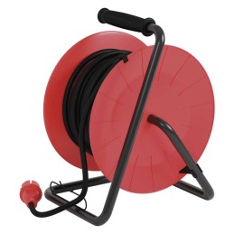 Kummist pikendusjuhe trumlil 4 pistikupesa. 25 m. 2,5 mm2