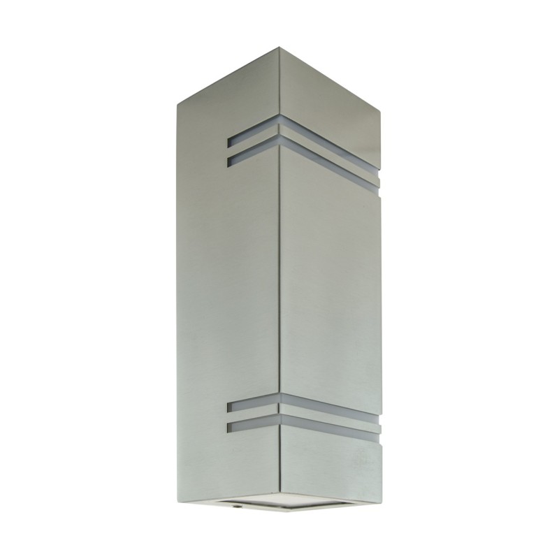 Hermetiškas lauko šviestuvas - keler 2xgu10 inox