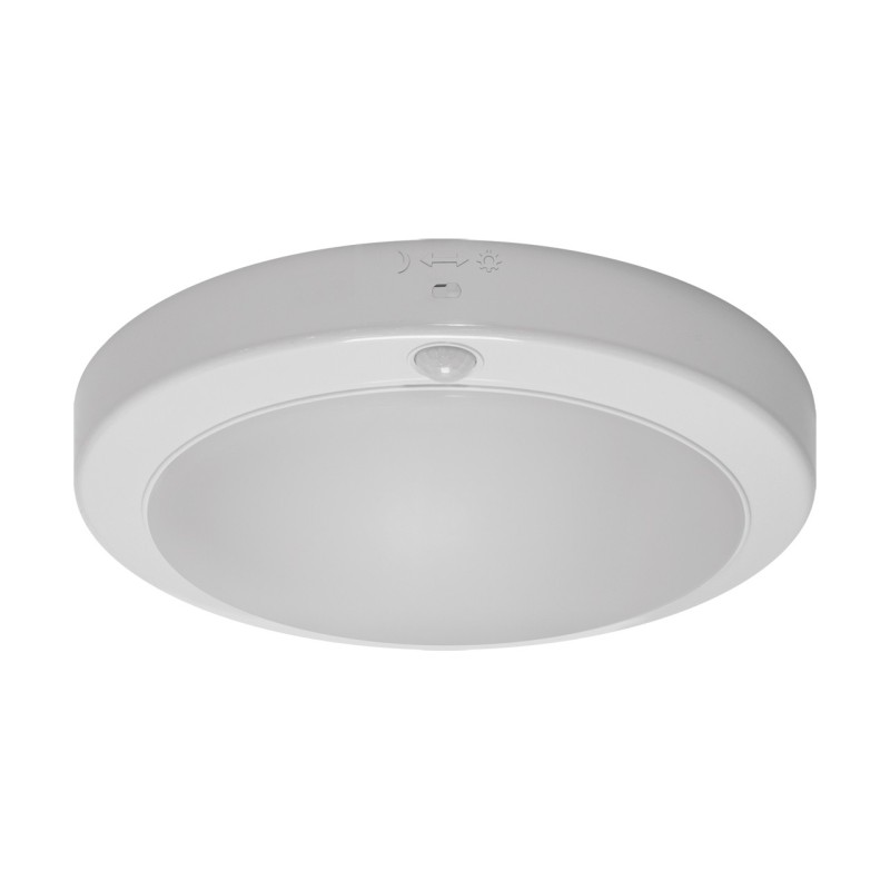 Ceiling LED light fitting with a motion sensor - lopez led s 18w nw white