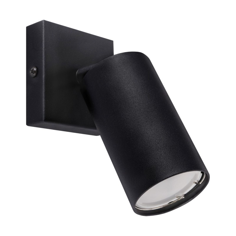Wall & ceiling lighting fitting - manam gu10 1d black