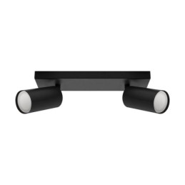 Wall & ceiling lighting fitting manam gu10 2l black
