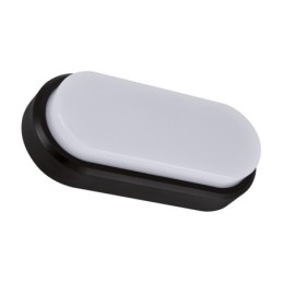 Hermetiline laevalgusti LED - aron led l 12w must nw