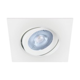Recessed light fitting Moni LED 5W, CCT: warm, neutral or cool white, white colour, square
