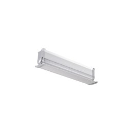 Under-cupboard linear LED fitting - diego led 9w silver cct
