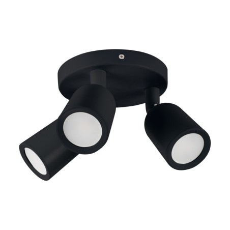Wall & ceiling lighting fitting - bogna gu10 3c black