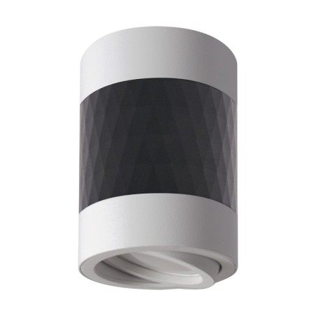 Ceiling lighting fitting - piano dwl gu10 black/white
