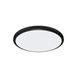 Hermetic ceiling light fitting LED - planar led 18w black nw
