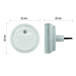 LED night light 230V, 5lm, photosensor