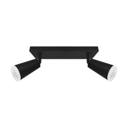 Wall & ceiling lighting fitting - sana gu10 2l black