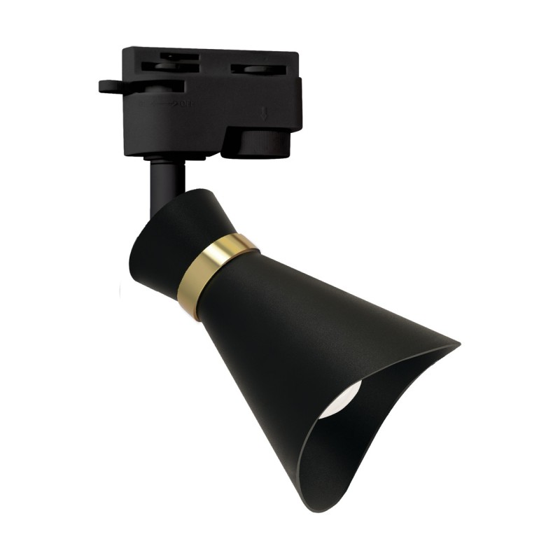 Track lighting fitting - loreta tra e14 black/golden