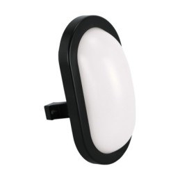 Hermetic ceiling light fitting LED - tryton led l 11w black nw