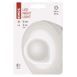 LED night light 230V, 5lm, photosensor | Ledvalgustid.ee I e-shop