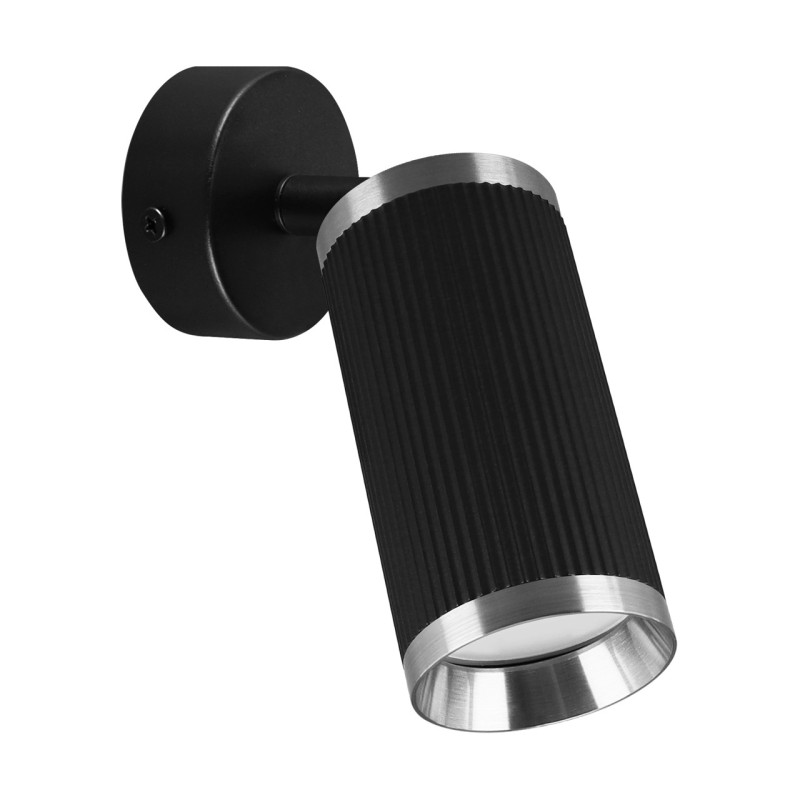 Wall & ceiling lighting fitting - frida spt gu10 black/chrome