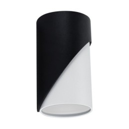 Ceiling lighting fitting - zebra dwl gu10 black/white