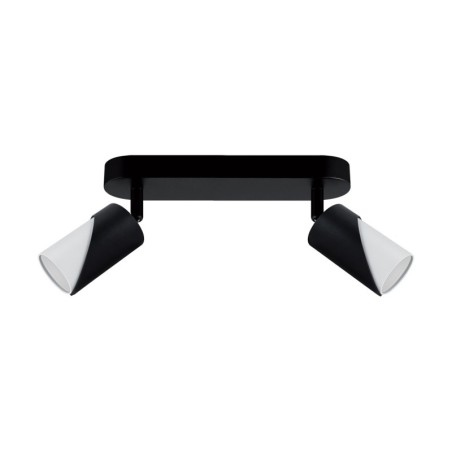 Wall & ceiling lighting fitting - zebra spt gu10 2l black/white