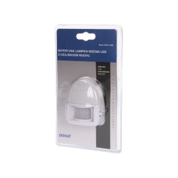 Motion sensor LED night light 3xAA, 60lm, photosensor, switch