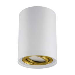 Ceiling lighting fitting - hary c gu10 white/golden