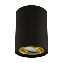 Ceiling lighting fitting - hary c gu10 black/golden