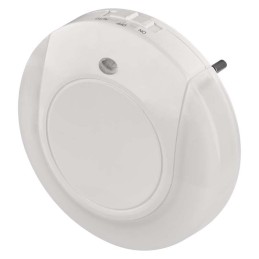 LED naktinė lemputė 230 V, 10 lm, fotosensorius, jungiklis