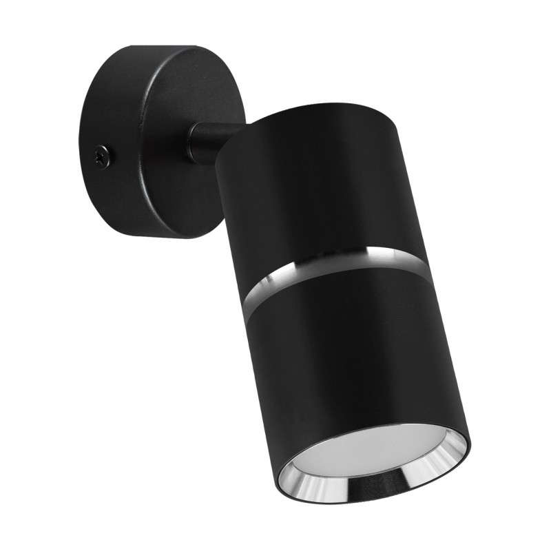 Wall & ceiling lighting fitting - dior spt gu10 black/chrome