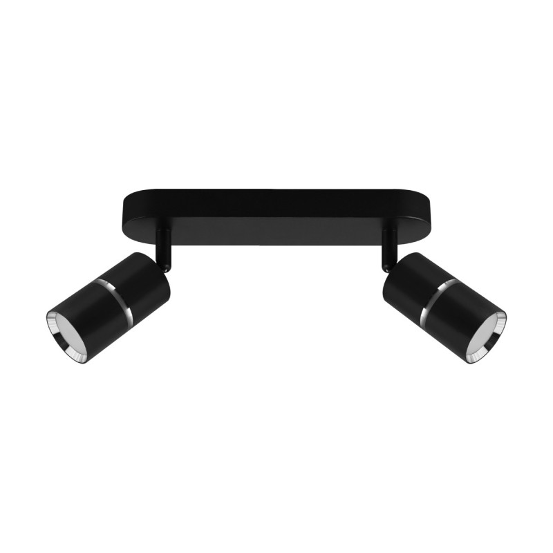 Wall & ceiling lighting fitting - dior spt gu10 2l black/chrome