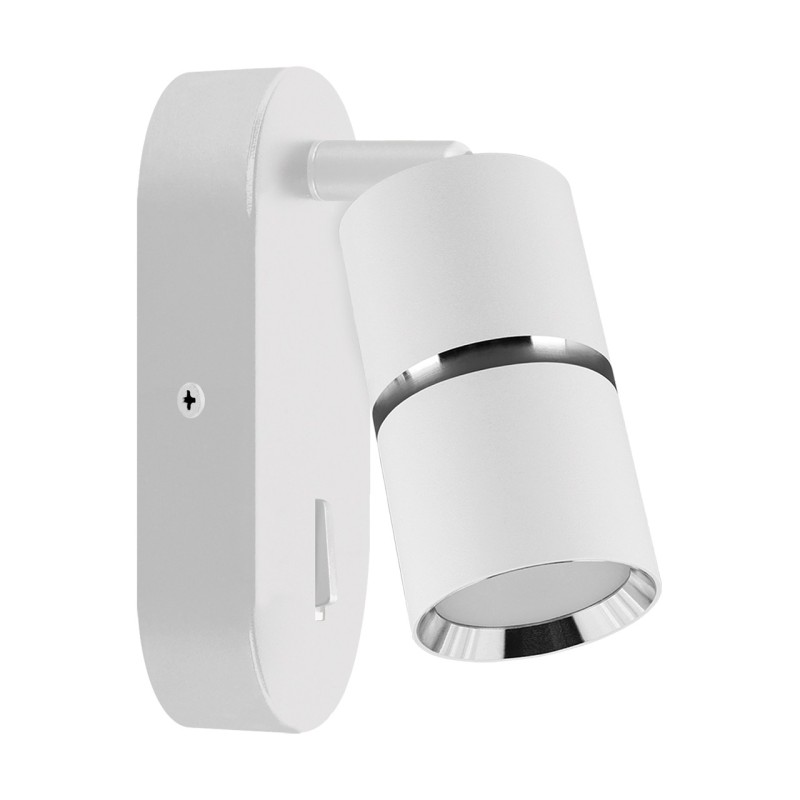 Decorative fitting - dior wll gu10 white/chrome