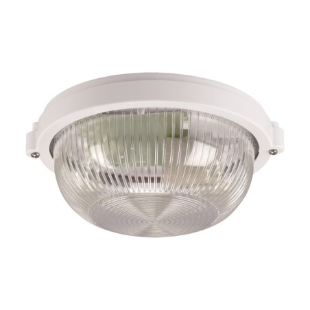 Hermetic ceiling light fitting - salto 10 white