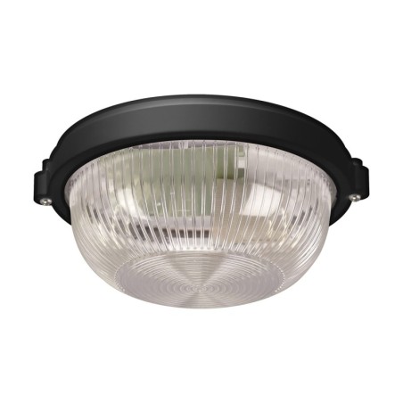 Hermetic ceiling light fitting - salto 10 black