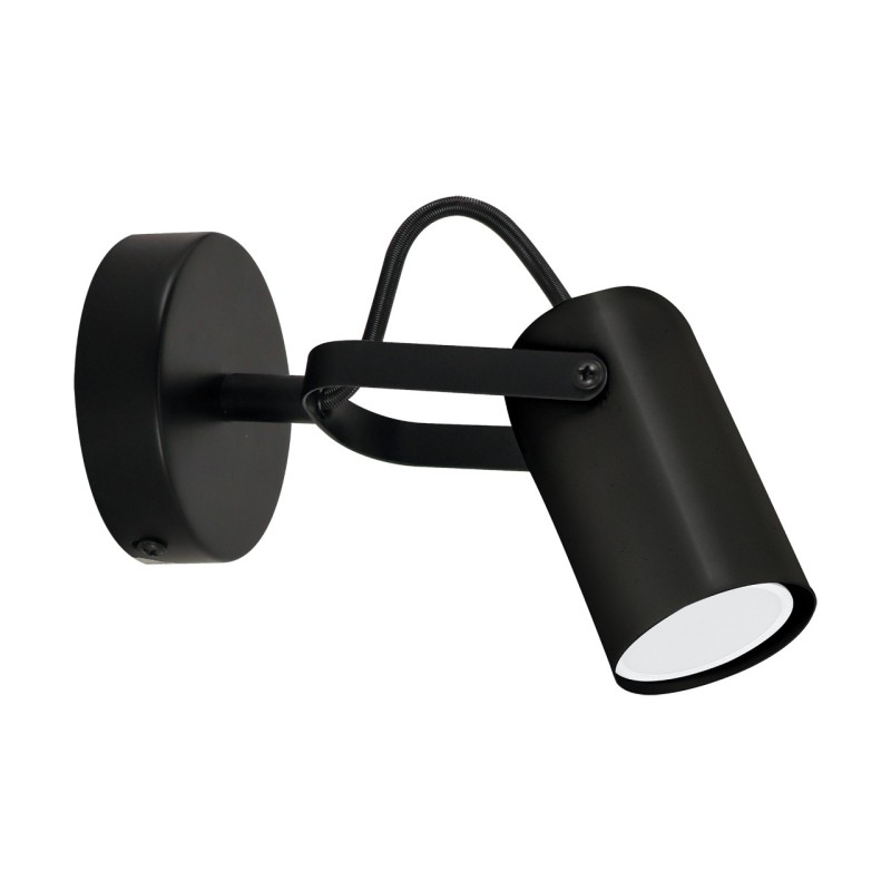 Wall & ceiling lighting fitting - lofta gu10 1c black