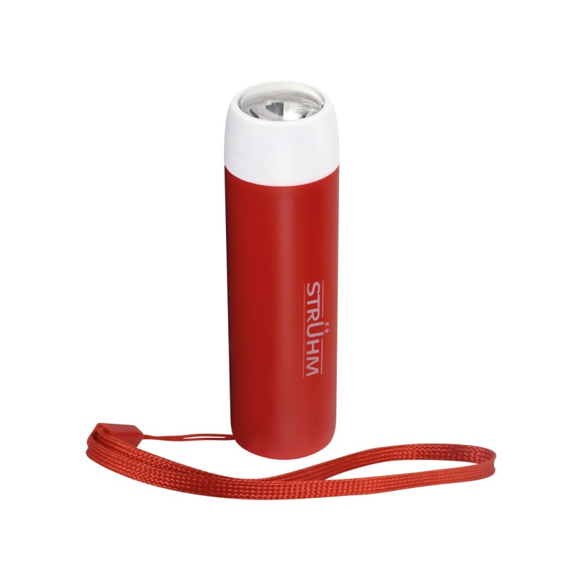 Laetav LED-taskulamp atom led 1w punane