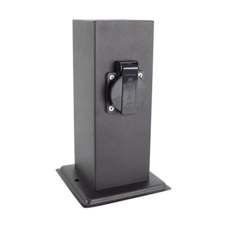 Port22 outdoor socket, 2 x 230 V, black