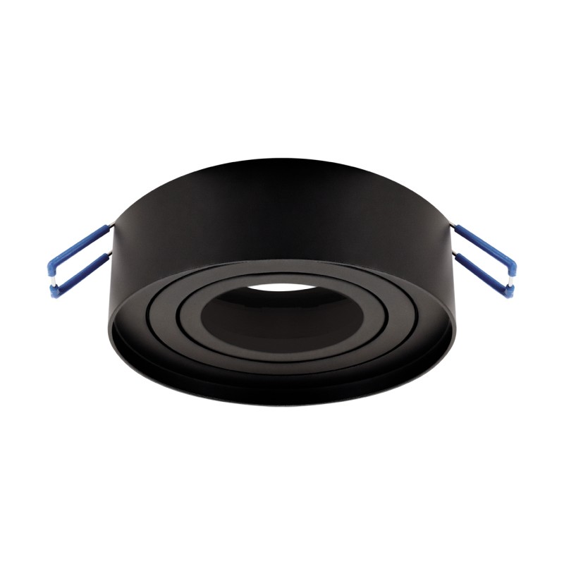 Recessed, built-in luminaire body Gu10 Odyn c black