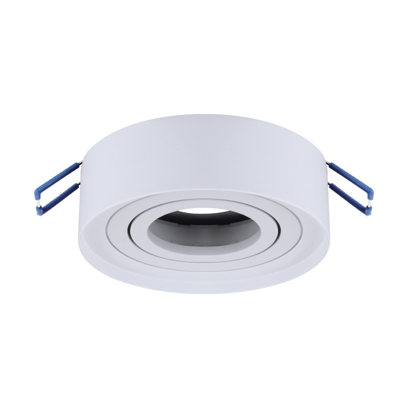 Įleidžiamas, įmontuojamas šviestuvo korpusas GU10 Odyn baltas