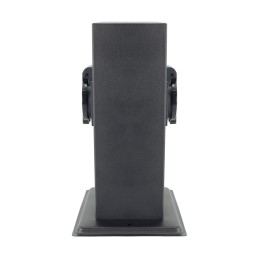 Lauko kištukinis lizdas Port22, 2 x 230 V, juodas