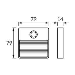 Portaiden askelman valaisin, yövalo, ladattava, PIR, CCT, musta