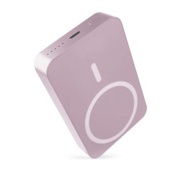 Портативный зарядник 20 Вт + беспроводная зарядка + MagSafe mini PD, розовый