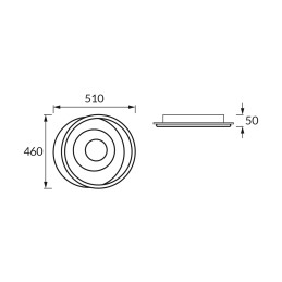 Laevalgusti SPIRAL LED 50W neutraalne