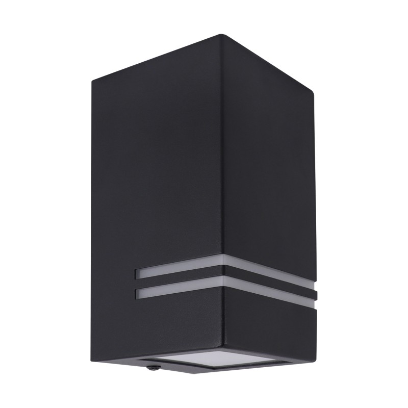Keler weatherproof outdoor light fitting, GU10, black