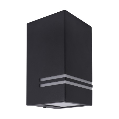 Keler weatherproof outdoor light fitting, GU10, black