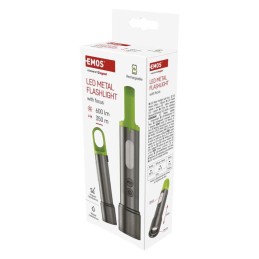 Taskulamp laetav 600Lm, 1200mAh, mitmevärviline valgus