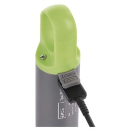 Įkraunamas žibintuvėlis, 600 lm, 1200 mAh, įvairių spalvų šviesa