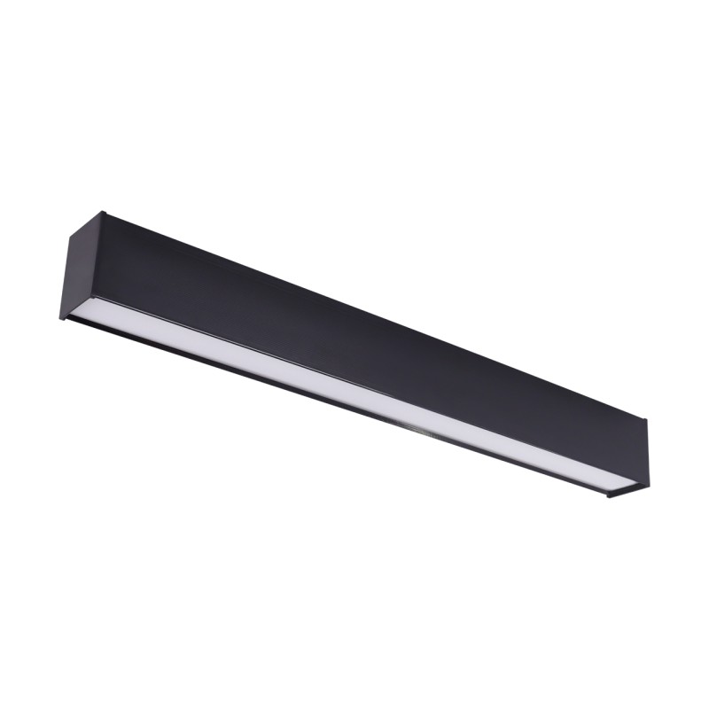 Lineaarne CCT LED valgusti DAN, must, 18W, 60cm
